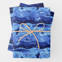 Ocean Depth Zones - Undersea Animals Set of Three 