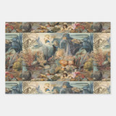 Feuille De Papier Cadeau Océan Monde, Sous la mer, Nautique (Devant 2)