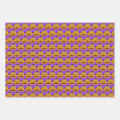 Feuille De Papier Cadeau Octobre Éffrayant Halloween Candy Citrouille (Devant)