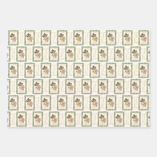 Feuille De Papier Cadeau Ode to The Nutcracker Ballet Blue (Devant 2)