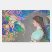 Feuille De Papier Cadeau Odilon Redon (Devant)