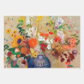 Feuille De Papier Cadeau Odilon Redon, Floral (Devant)