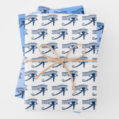 Feuille De Papier Cadeau OEil bleu d'Horus Amulet (En situation)
