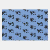 Feuille De Papier Cadeau Oeil de Horus Egyptien (Devant)