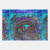 Feuille De Papier Cadeau OEil d'un monstre marin (Devant 3)