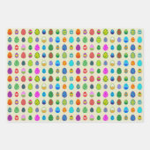 Feuille De Papier Cadeau Œufs de Pâques (Devant 2)