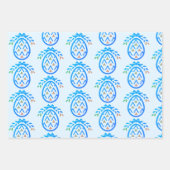 Feuille De Papier Cadeau Oeufs de Pâques (Devant)