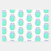 Feuille De Papier Cadeau Oeufs de Pâques (Devant 3)