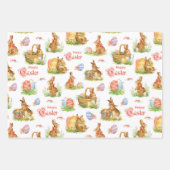 Feuille De Papier Cadeau Oeufs de Pâques (Devant 2)