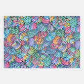 Feuille De Papier Cadeau Oeufs de Pâques (Devant 2)