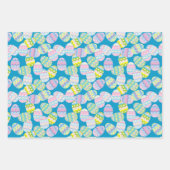 Feuille De Papier Cadeau Oeufs de Pâques (Devant 3)