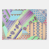 Feuille De Papier Cadeau Oeufs de Pâques ukrainiens (Pysanky) (Devant 2)