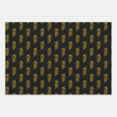 Feuille De Papier Cadeau Oeufs d'or Pâques (Devant)