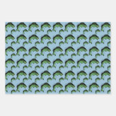 Feuille De Papier Cadeau Offre groupée Motif de basse (Devant 2)