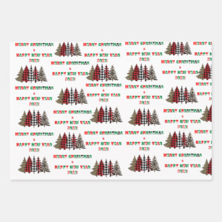 Feuille De Papier Cadeau Oh Christmas Trees ASL !