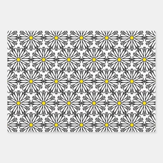 Feuille De Papier Cadeau Oh Daisy (Devant)