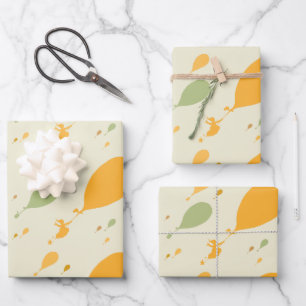 Feuille De Papier Cadeau Oh, Les Endroits Où Tu Vas Aller ! Motif du plan d