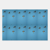 Feuille De Papier Cadeau Oie canadienne en vol (Devant)