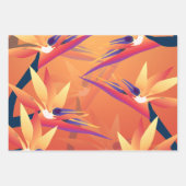 Feuille De Papier Cadeau Oiseau de paradis tropical (Devant 3)