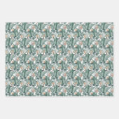 Feuille De Papier Cadeau Oiseau de paradis tropical de Monstera  (Devant 2)