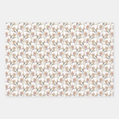 Feuille De Papier Cadeau Oiseau de paradis tropical de Monstera  (Devant)