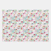 Feuille De Papier Cadeau Oiseaux (Devant)