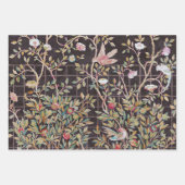 Feuille De Papier Cadeau Oiseaux dans le Jardin des Fleurs, William Morris (Devant 2)