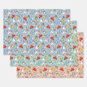 Feuille De Papier Cadeau Oiseaux meurtriers