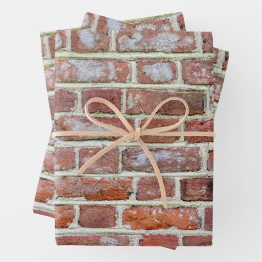 Feuille De Papier Cadeau Old Brick (En situation)