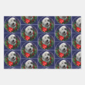 Feuille De Papier Cadeau Old English Sheepdog (Devant 2)