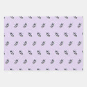 Feuille De Papier Cadeau Olive Branch Watercolor Pattern (Devant)