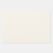 Feuille De Papier Cadeau Olive Green et Old Lace Pois et rayures (Devant 3)