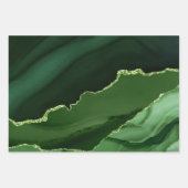 Feuille De Papier Cadeau Olive Green Faux Wood (Devant 2)