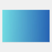 Feuille De Papier Cadeau Ombre bleu argenté violet blanc (Devant 3)