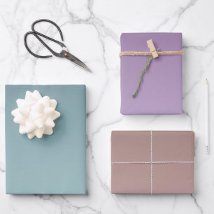 Feuille De Papier Cadeau Ombre de la monnaie turquoise