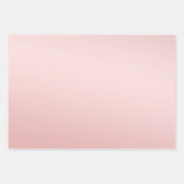 Feuille De Papier Cadeau Ombre rose pâle (Devant 3)