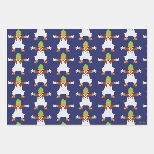 Feuille De Papier Cadeau Oompa Loompa (Devant)