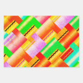 Feuille De Papier Cadeau Op Art, Dots et Échantillon Déco (Devant 3)