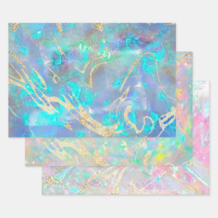 Feuille De Papier Cadeau opal inspiré
