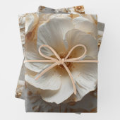 Feuille De Papier Cadeau Opulent Bloom (En situation)