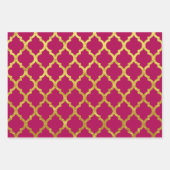 Feuille De Papier Cadeau Or arabe marocain (Devant 3)