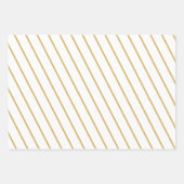 Feuille De Papier Cadeau Or Blanc Personnalisé Age (Devant 2)