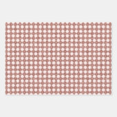 Feuille De Papier Cadeau Or Rose Pailleté (Devant)