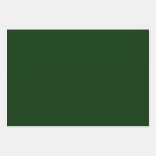 Feuille De Papier Cadeau Or vert de Bourgogne (Devant 2)