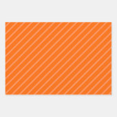 Feuille De Papier Cadeau Orange, Noir & Blanc (Devant)