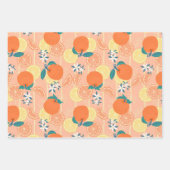 Feuille De Papier Cadeau Orange Summer Orange (Devant)