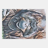 FEUILLE DE PAPIER CADEAU ORANGUTAN (Devant 3)