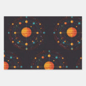 Feuille De Papier Cadeau Orbite cosmique (Devant 2)
