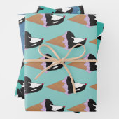 Feuille De Papier Cadeau Orca Killer Whale (En situation)