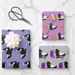 Feuille De Papier Cadeau Orca Killer Whale Anniversaire